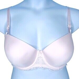 Victoria’s Secret Dream Angels Push-Up Bra sz 38DD * VS Lace T-Shirt Bra Pink